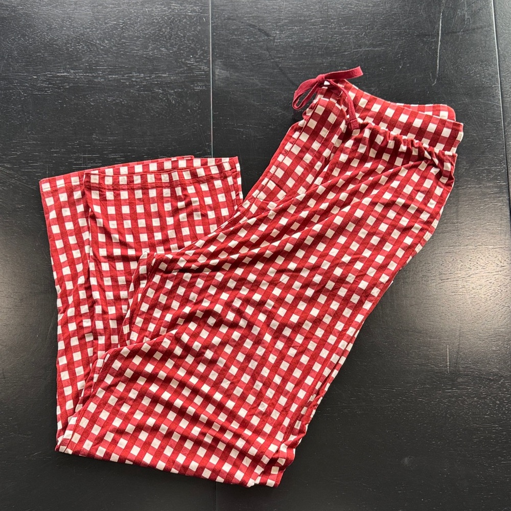 Red Checkered Men's Lounge Pants